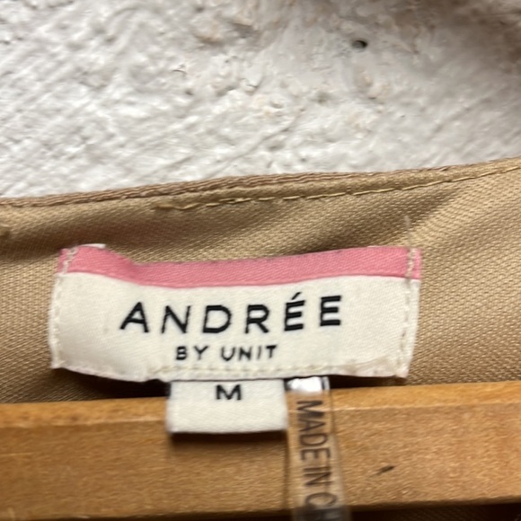 Andree By Unit Dress puffer sleeve dress size medium - Picture 6 of 8